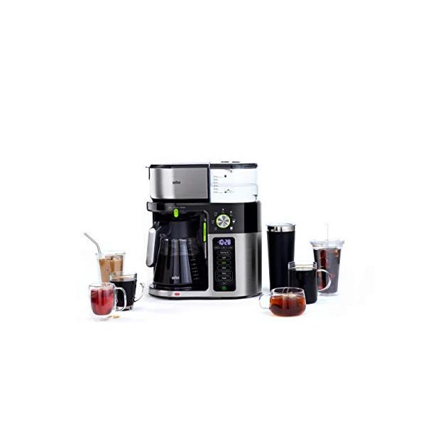 Braun MultiServe Coffee Machine with 7 Programmable Brew Sizes