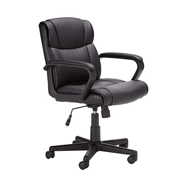 Amazon Basics Padded Office Desk Chair with Armrest