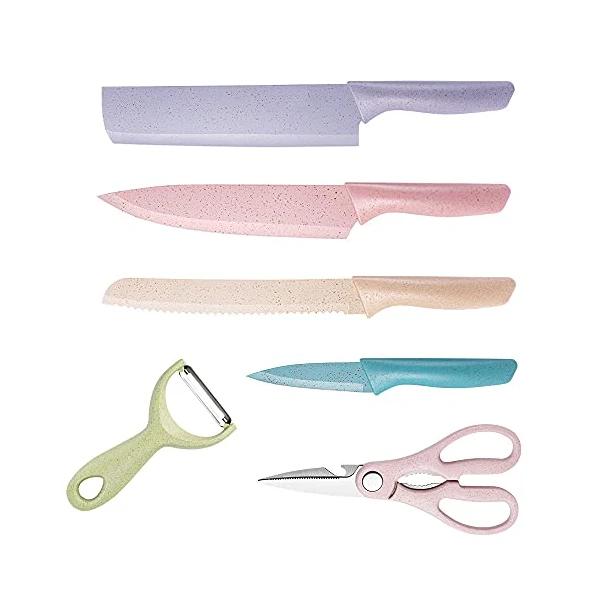 6 pcs Kitchen Knife Sets