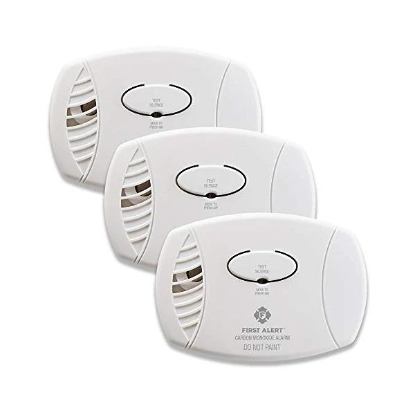 FIRST ALERT Plug-In Carbon Monoxide Detector with Battery Backup (3-Pack)