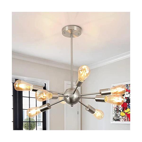 Sputnik Chandelier, 8-Light Modern Pendant Lighting