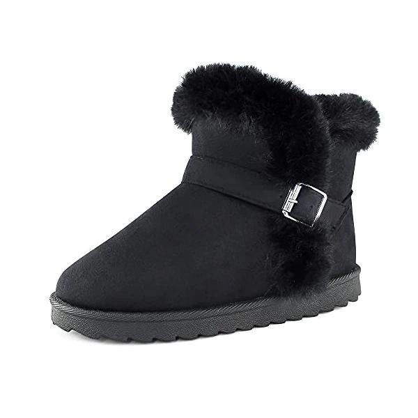 Kids Warm Non Slip Winter Ankle Snow Boots