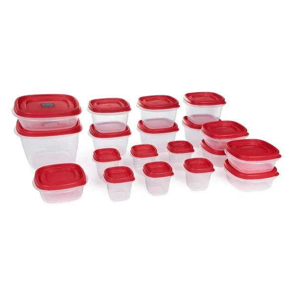 Rubbermaid Easy Find Vented Lids Food Storage Containers, 38-Piece Set