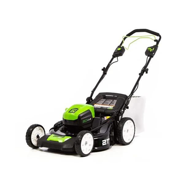 Greenworks Pro 21-Inch 80V Self-Propelled Cordless Lawn Mower, Tool Only