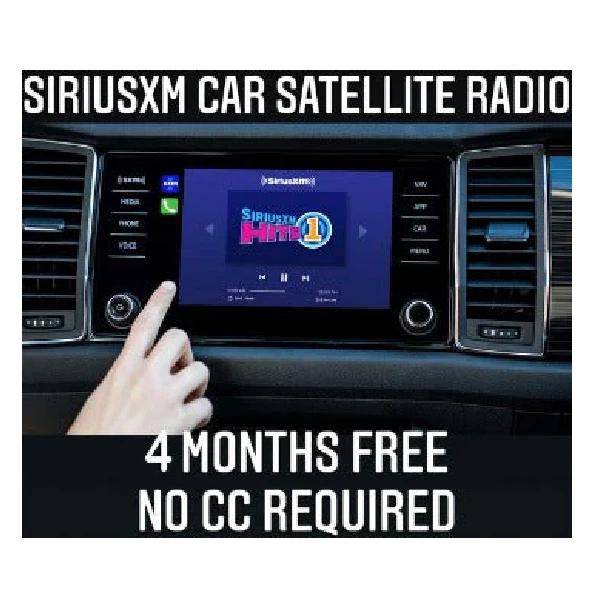Get 4 Months of SiriusXM Radio For Free! (No Credit Card Required)