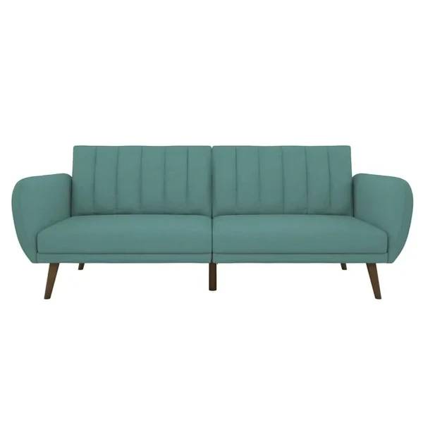 Novogratz Brittany Futon Sofa Bed and Couch Sleeper (3 Colors)